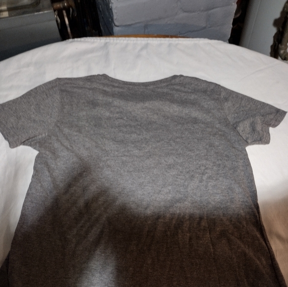 Crazy Dog T-Shirts Heather Gray Women's 2 Moods Graphic T-Shirt - Picture 6 of 6